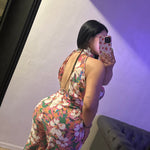 Open back jumpsuit
