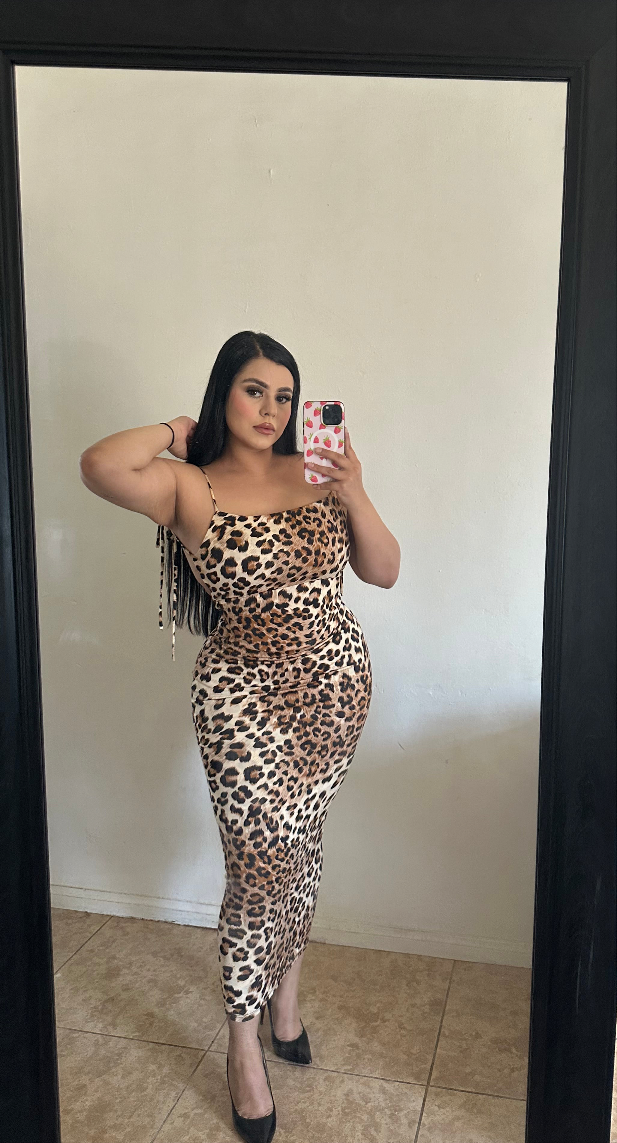 Sexy open back dress