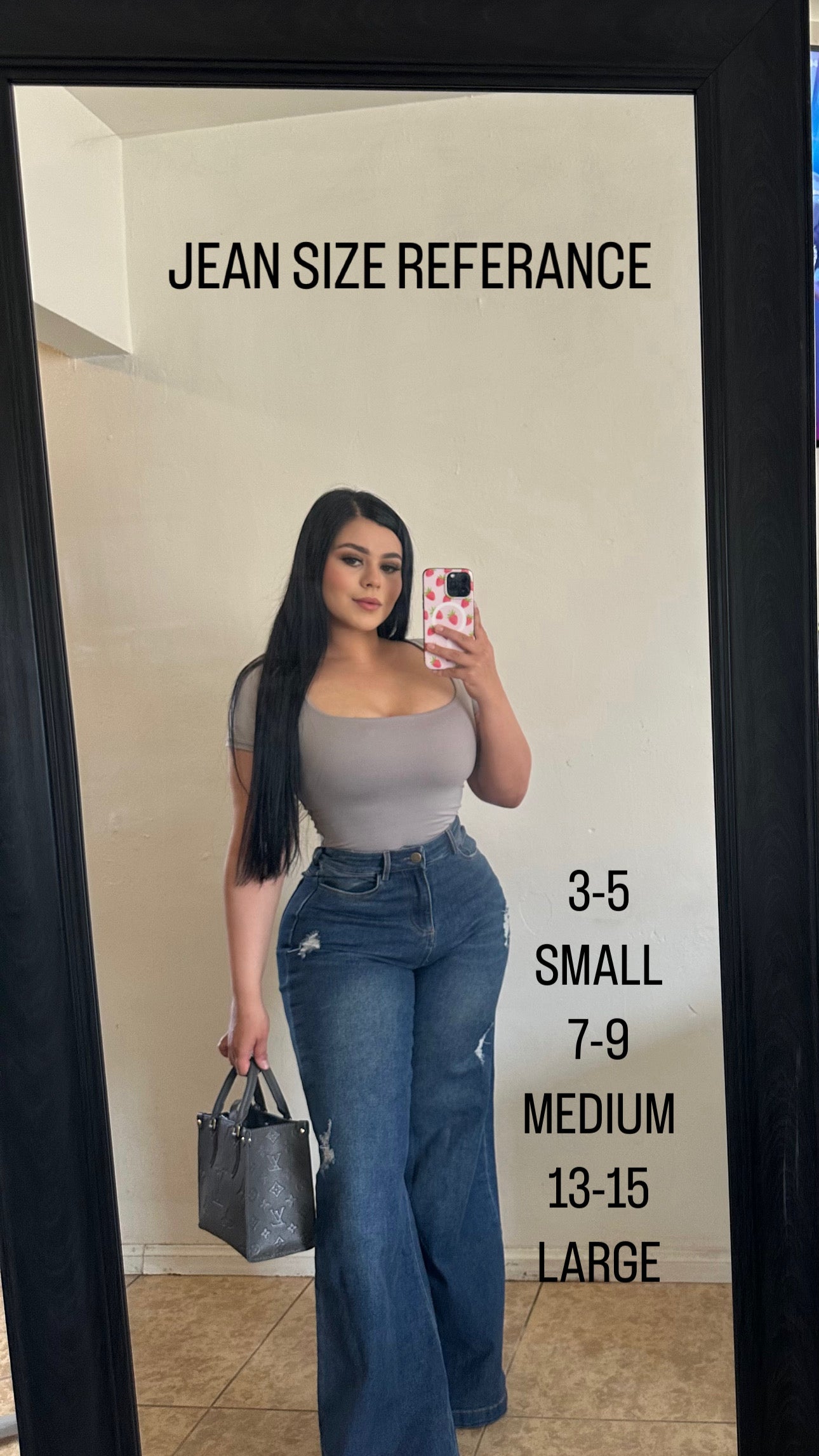 Bell bottom distressed Jean
