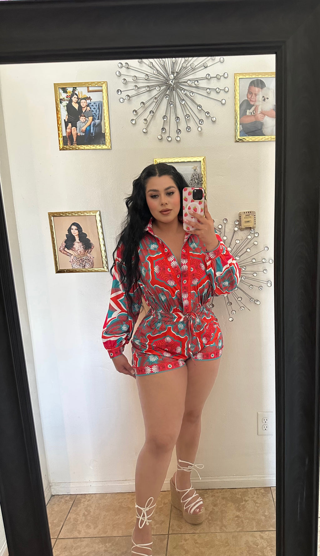 Multi colo romper