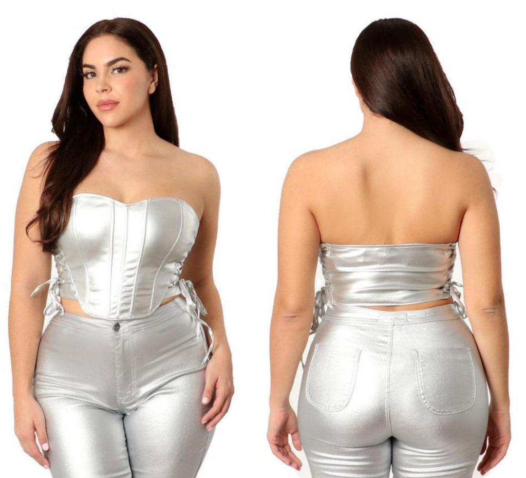 Metalic corset