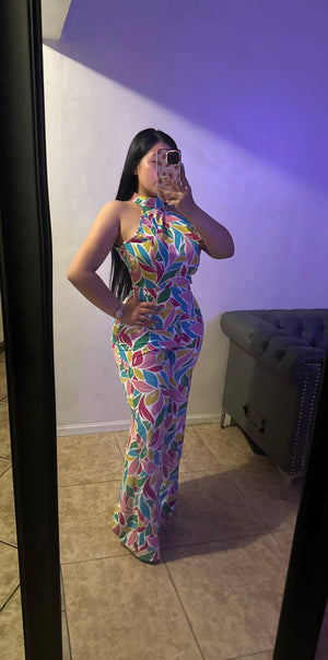 Open back jumpsuit