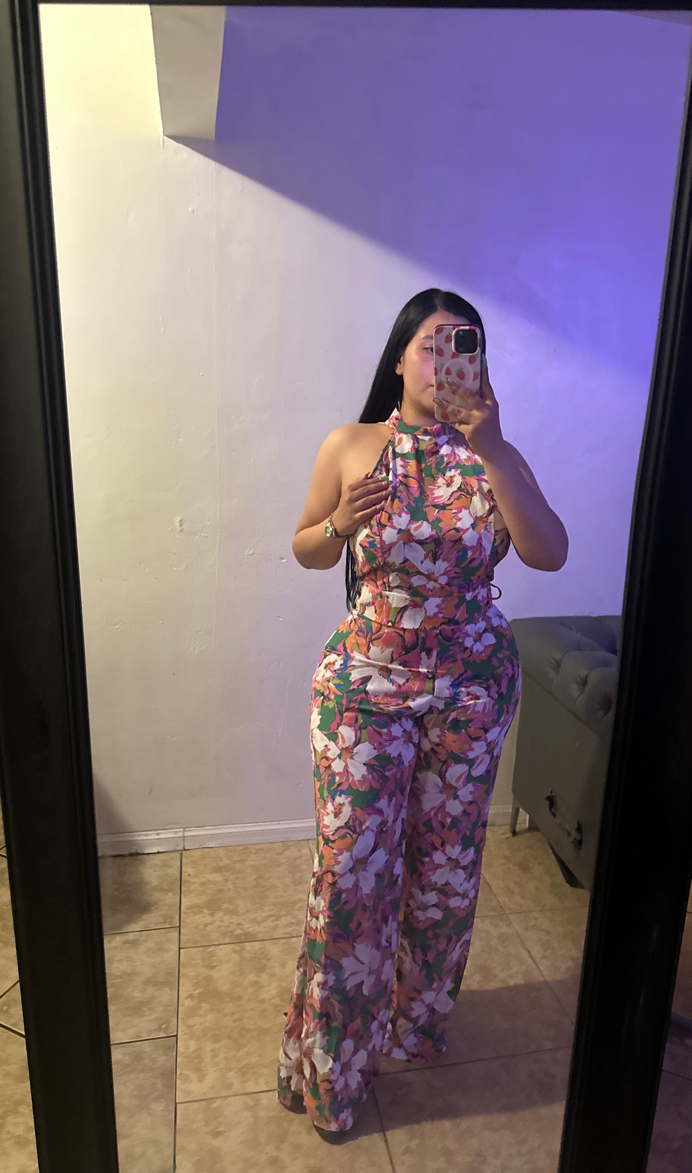 Open back jumpsuit