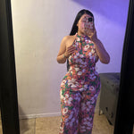 Open back jumpsuit