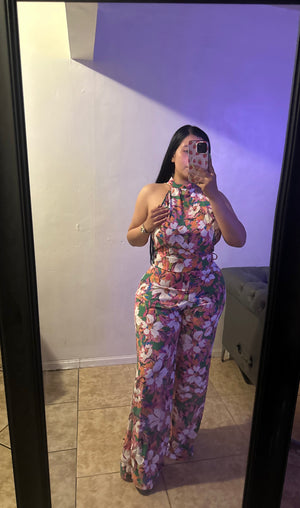 Open back jumpsuit