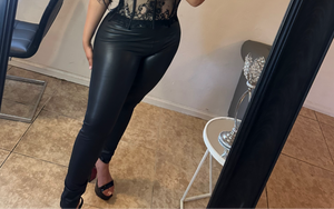 Pleather legging