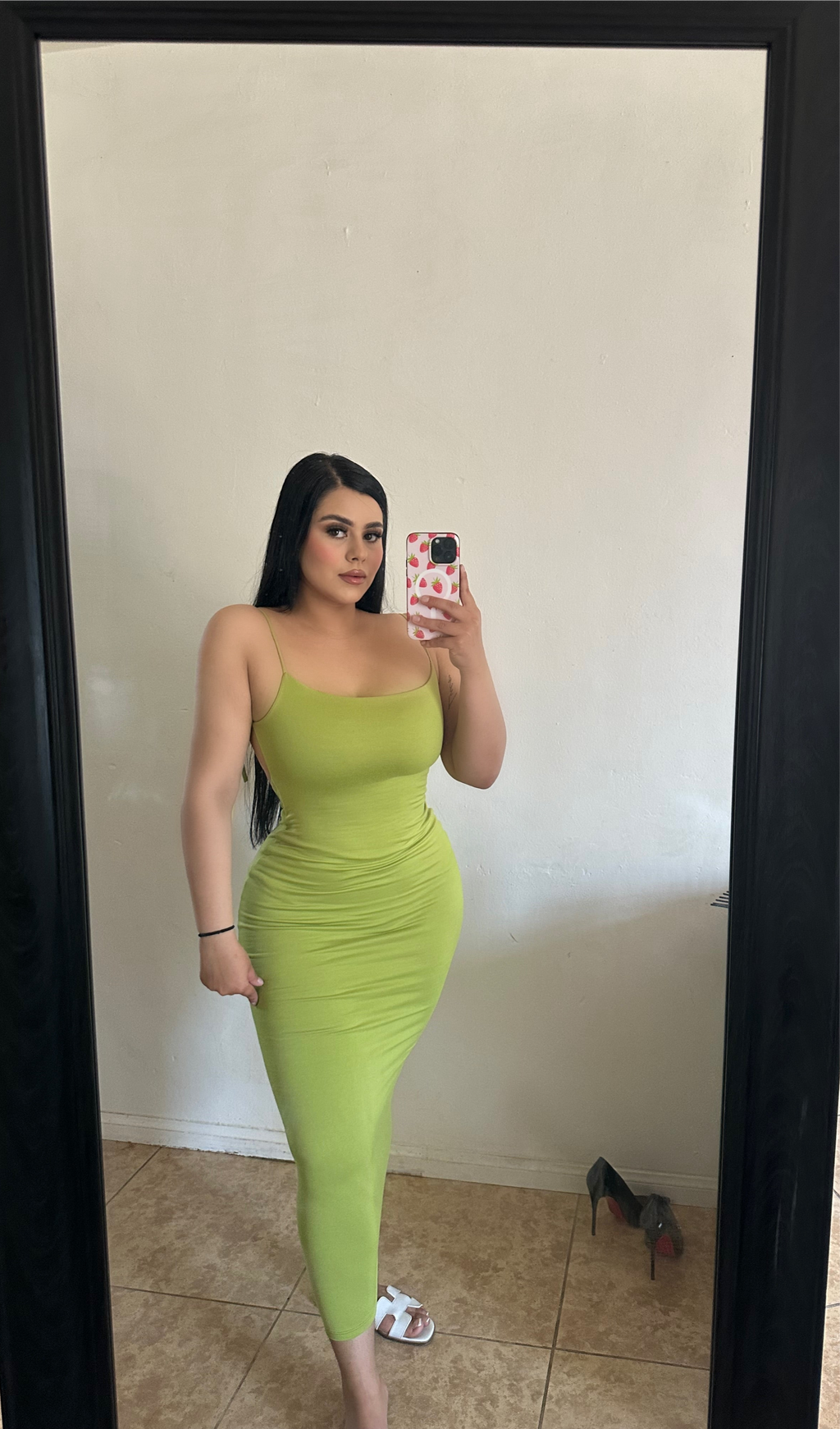 Sexy open back dress