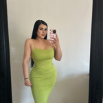 Sexy open back dress
