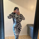 Zebra jumpsuit